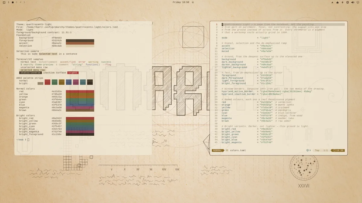 Quattrocento Light theme
